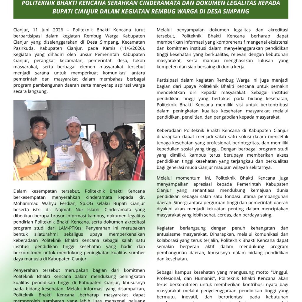politeknik bhakti kencana