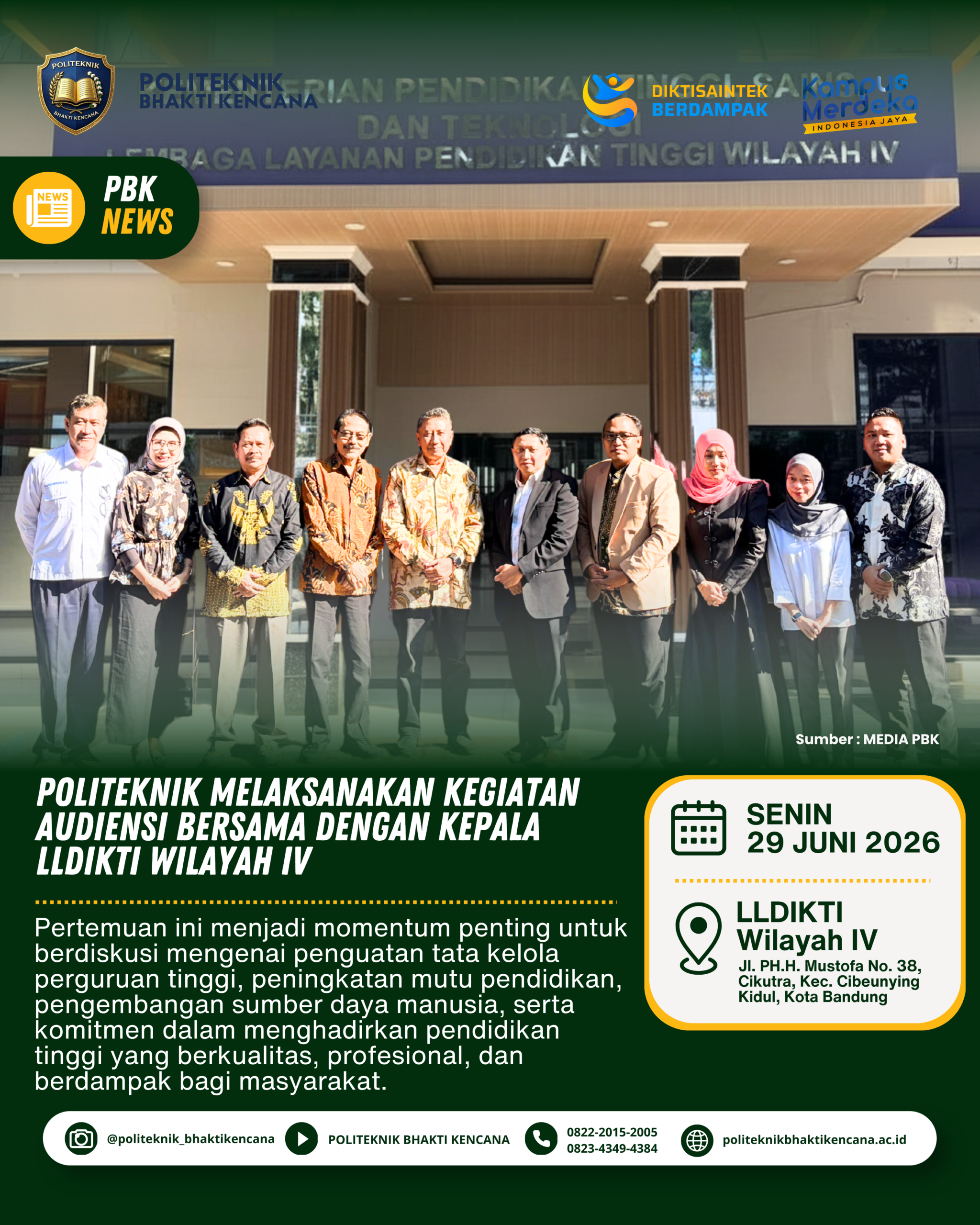 LLDIKTI IV POLITEKNIK BHAKTIKENCANA