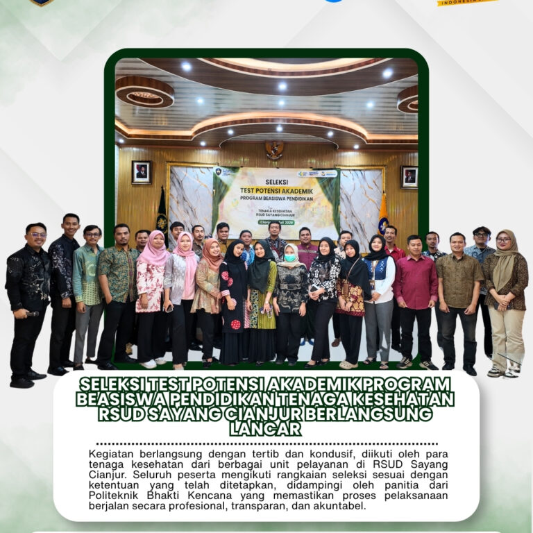 Seleksi Tes Potensi Akademik Program Beasiswa Pendidikan Tenaga Kesehatan RSUD Sayang Cianjur Berlangsung Lancar
