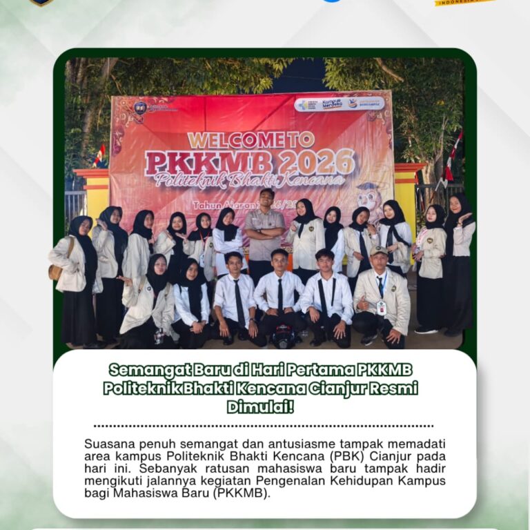 Semangat Baru di Hari Pertama PKKMB Politeknik Bhakti Kencana Cianjur Resmi Dimulai
