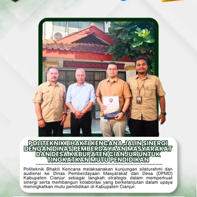 DPMD Cianjur dan Politeknik Bhakti Kencana Tindak Lanjuti Program 1000 Sarjana Unggulan Desa